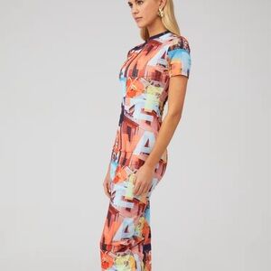 Peppermayo | Into The City Mesh Maxi Dress